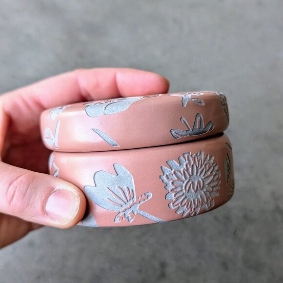 Anthropologie Masey Monogram Trinket Dish Ceramic Letter S - Picture 5 of 6